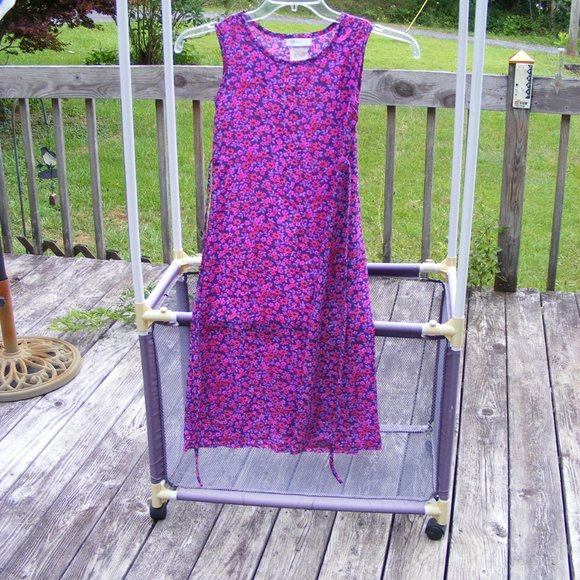 Bonnie Jean Other - Childs Dress Size 10 Purple Floral Sleeveless Long Dress by Bonnie Jean